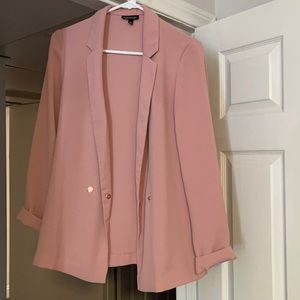 Topshop Blazer in dusty pink.